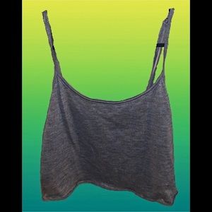 Grey crop top